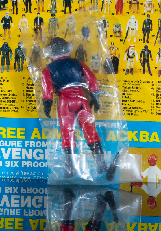 Nien Nunb - Factory Sealed mail away Kenner Bag